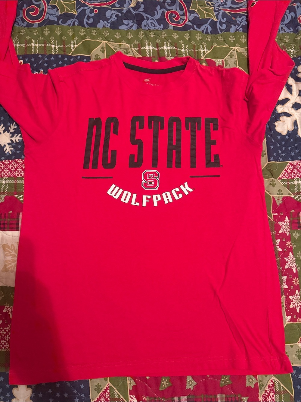STATE Red NC STATE Wolfpack Long Sleeve Tee